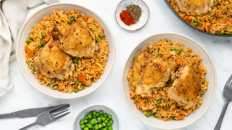 Receta de Pollo y Arroz en Una Olla: Comida Completa y Sencilla para la Semana